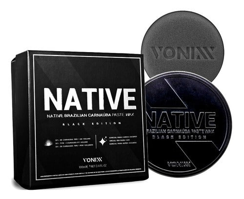 Cera Vonixx Native Black Carnaúba Preta Cristalizadora